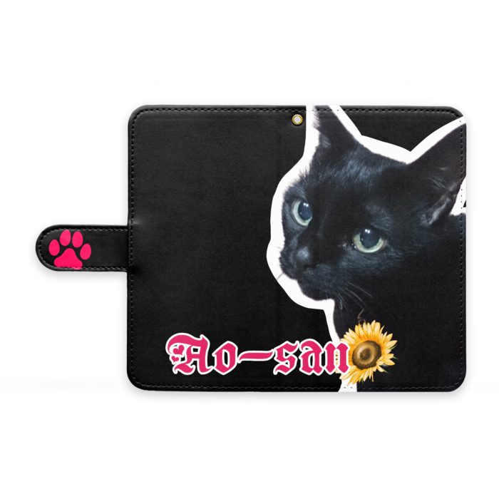 手帳型Androidケース - M - ストラップ穴 あり