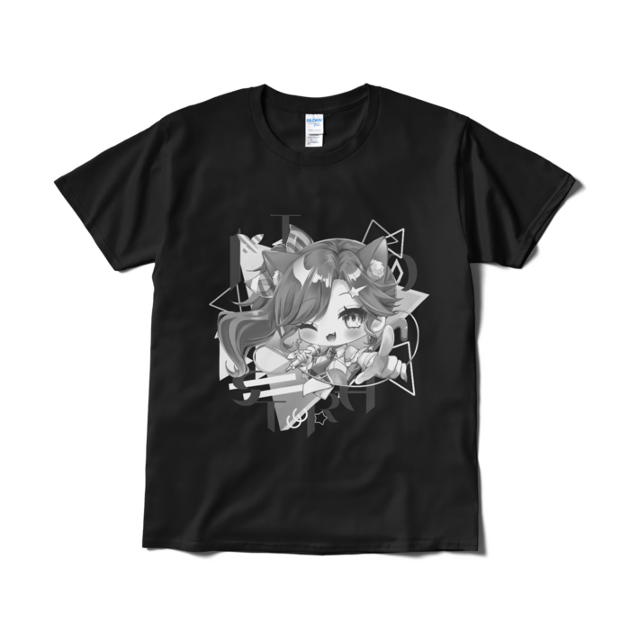 黒Tシャツ(モノクロ)L