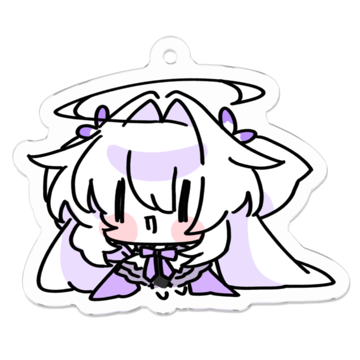 アクリルキーホルダー - 50 x 50 (mm)