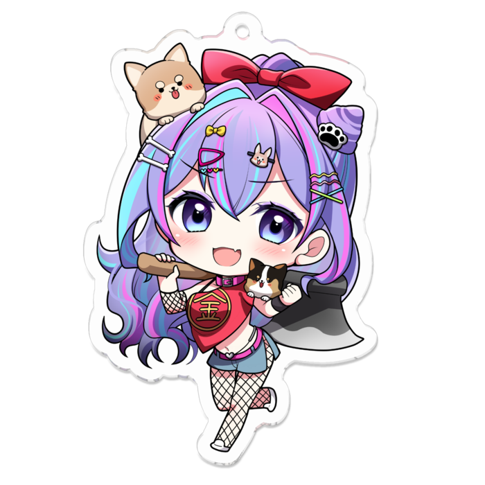 アクリルキーホルダー - 70 x 70 (mm)