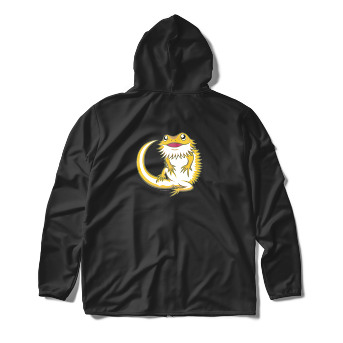 ジップパーカー - XL - ブラック