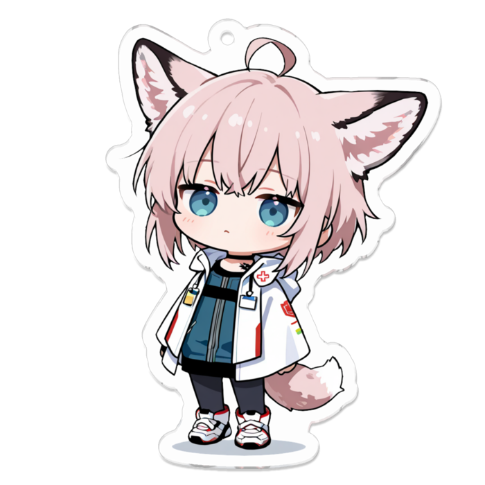 アクリルキーホルダー - 70 x 70 (mm)