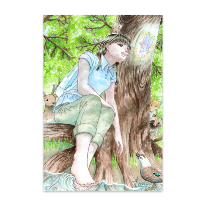 ポストカード(10枚セット) - ヴァンヌーボVGスノーホワイト195kg