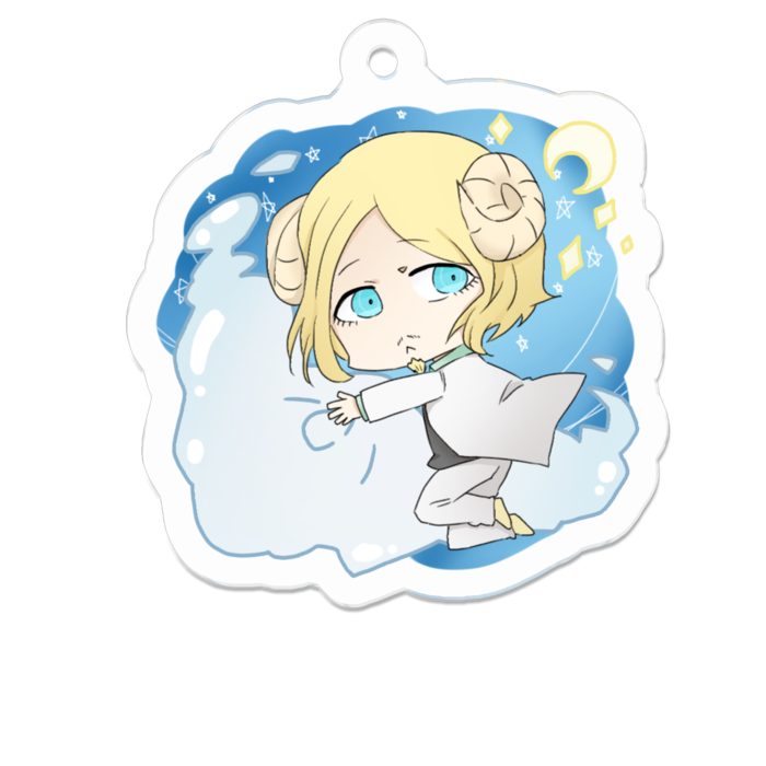 アクリルキーホルダー - 50 x 50 (mm)