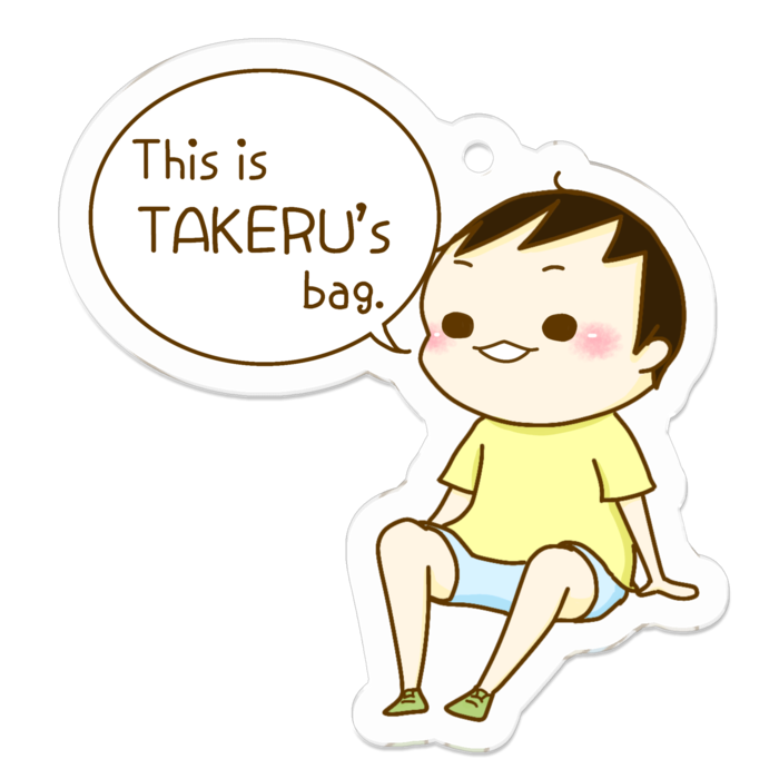 アクリルキーホルダー - 50 x 50 (mm)