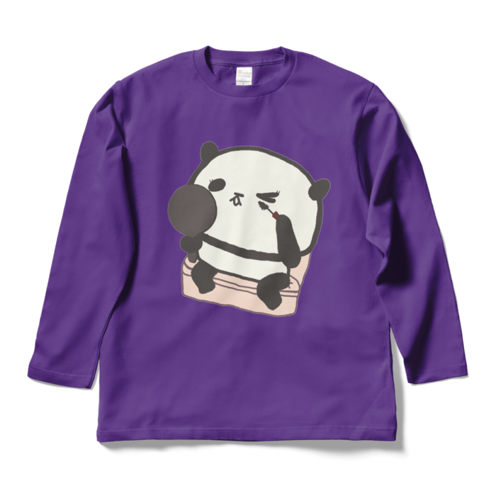 ロングスリーブTシャツ - L - パープル