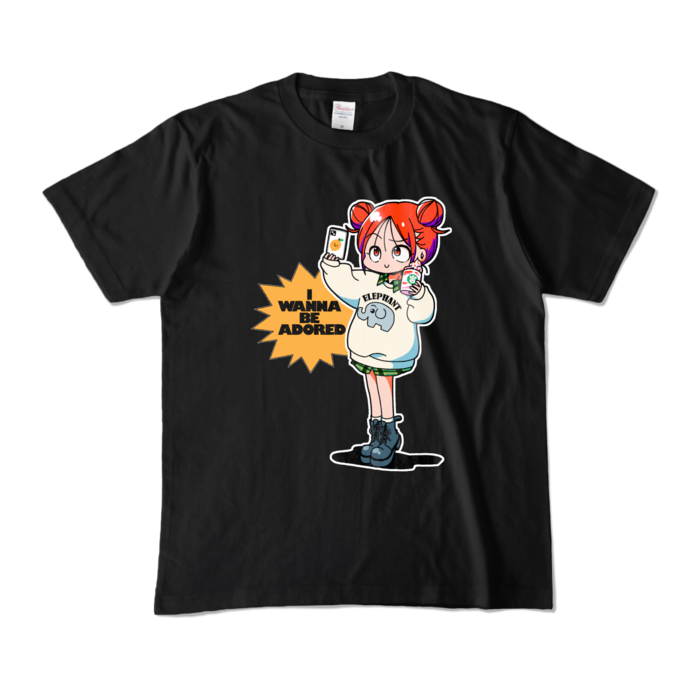 カラーTシャツ - M - ブラック (濃色)