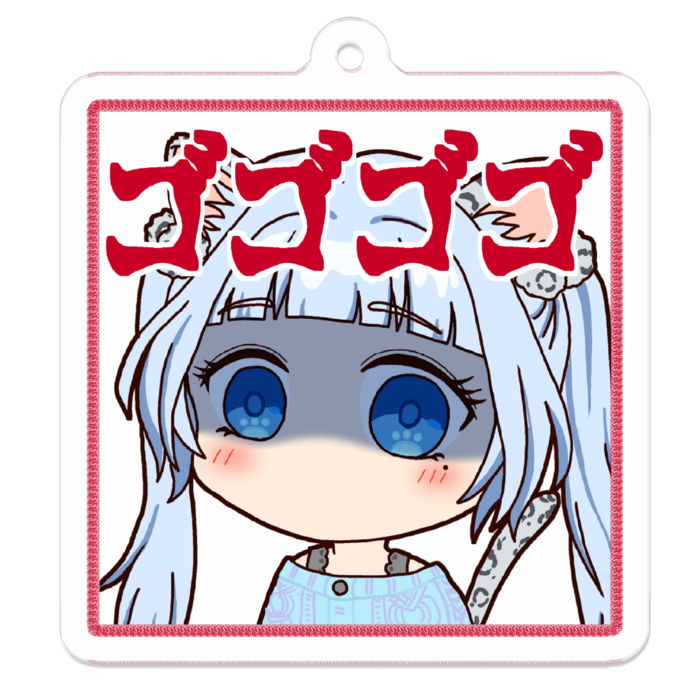 アクリルキーホルダー - 50 x 50 (mm)