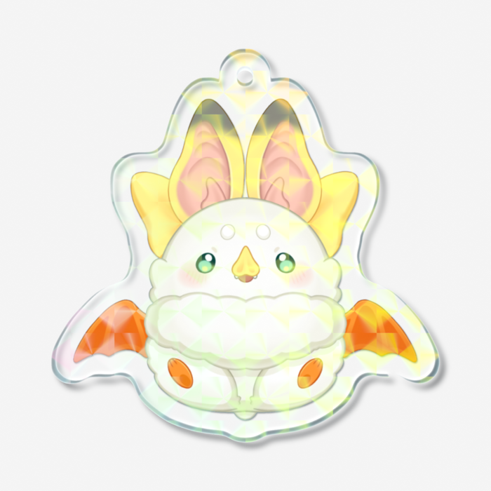 ケモノ版ヘラと一緒♪ホログラムキーホルダー
