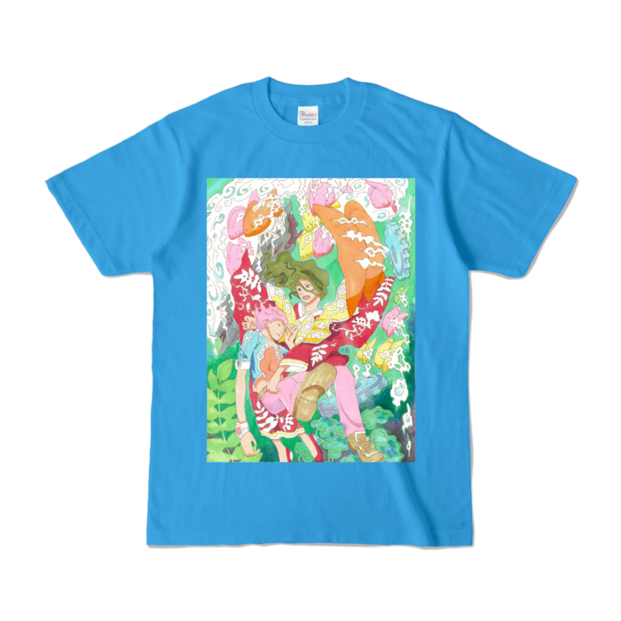カラーTシャツ - S - ターコイズ (濃色)