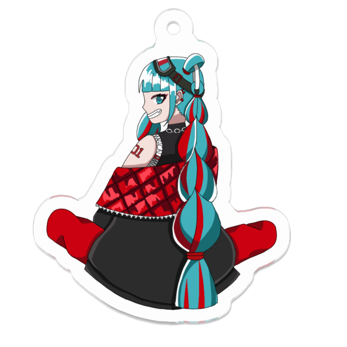 アクリルキーホルダー - 50 x 50 (mm)