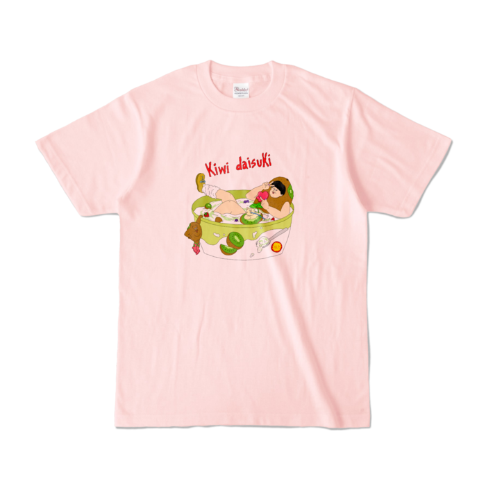 カラーTシャツ - S - ライトピンク (淡色)