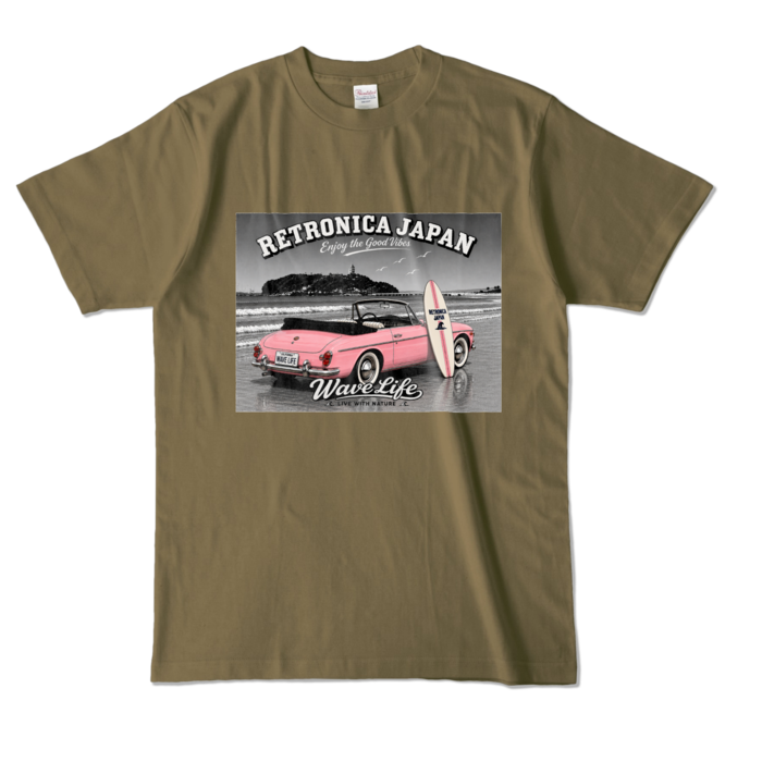カラーTシャツ - L - オリーブ (濃色)
