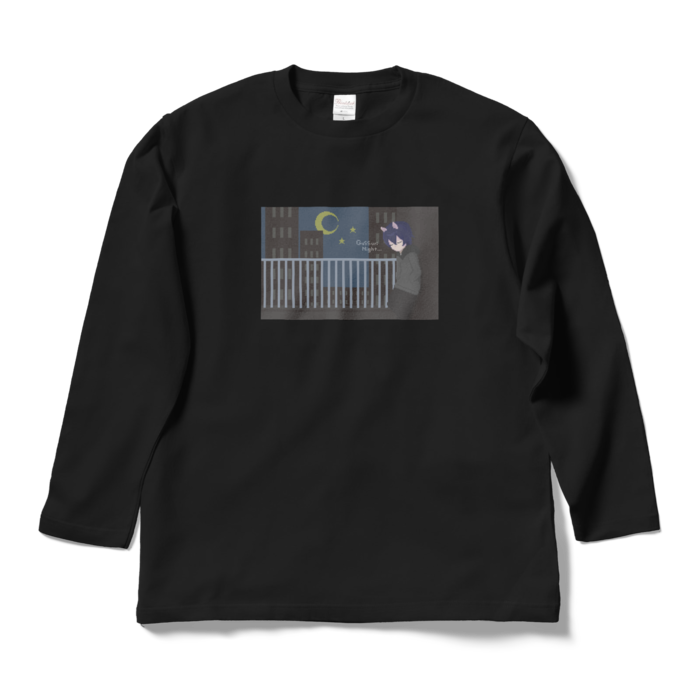 ロングスリーブTシャツ - L - ブラック