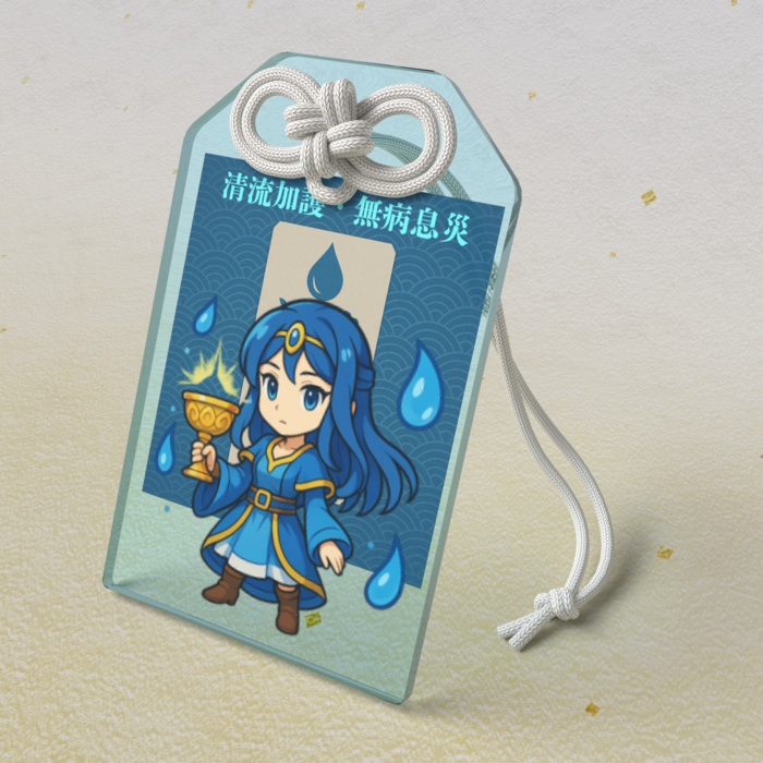 アクリルお守り - 50 × 80mm(1)