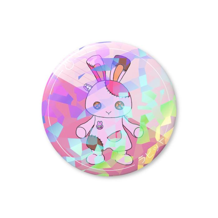 ホログラム缶バッジ - 76mm