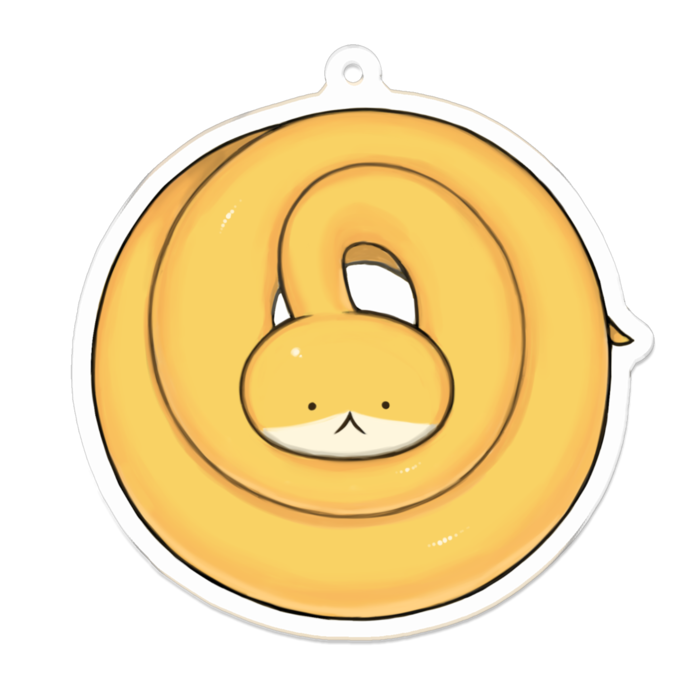 アクリルキーホルダー（コーティング） - 70 x 70 (mm)