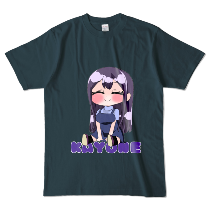 カラーTシャツ - L - デニム (濃色)