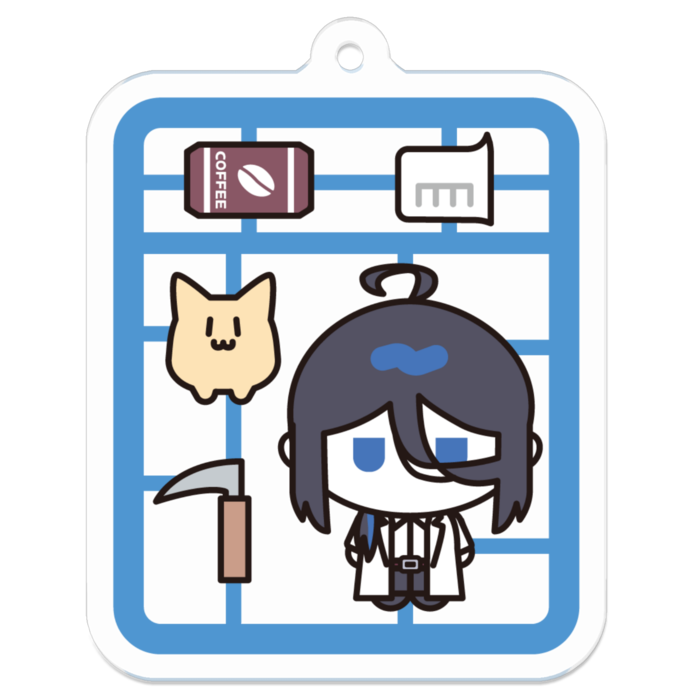 アクリルキーホルダー - 50 x 50 (mm)