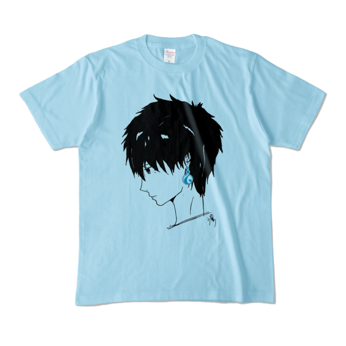 カラーTシャツ - M - ライトブルー (淡色)