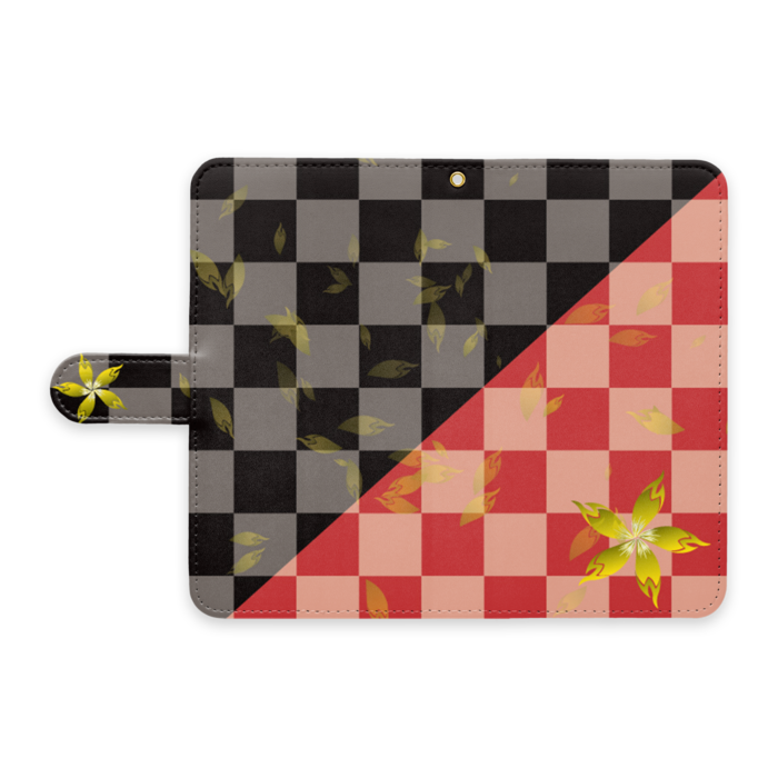 手帳型Androidケース - L - ストラップ穴 あり