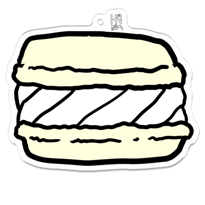 アクリルキーホルダー（コーティング） - 70 x 70 (mm)