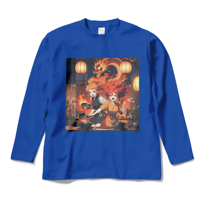 ロングスリーブTシャツ - M - ロイヤルブルー