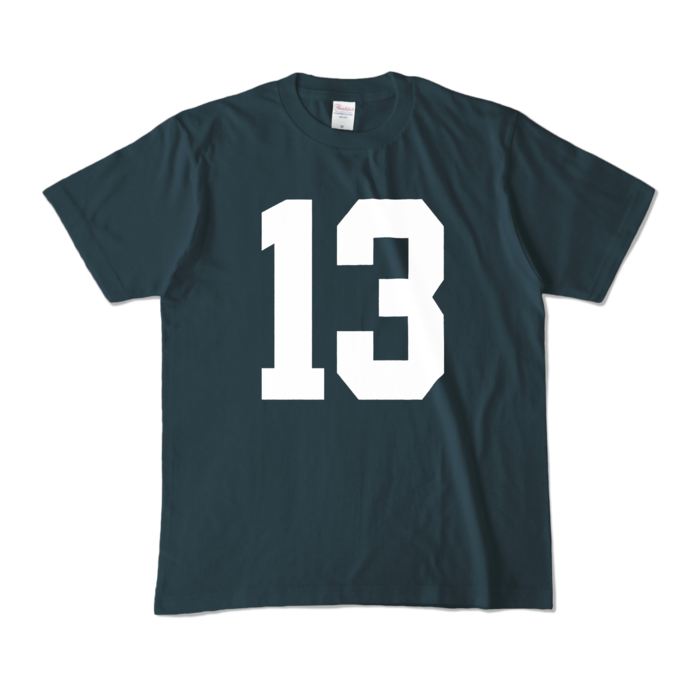 No.13 Tシャツ デニム色- M