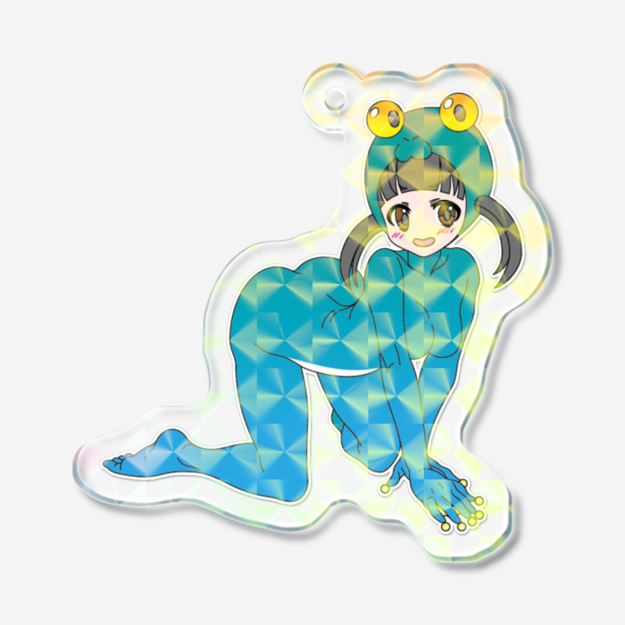 ホログラムアクリルキーホルダー - 50 × 50mm
