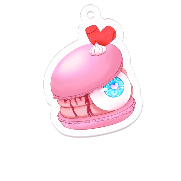 アクリルキーホルダー - 50 x 50 (mm)