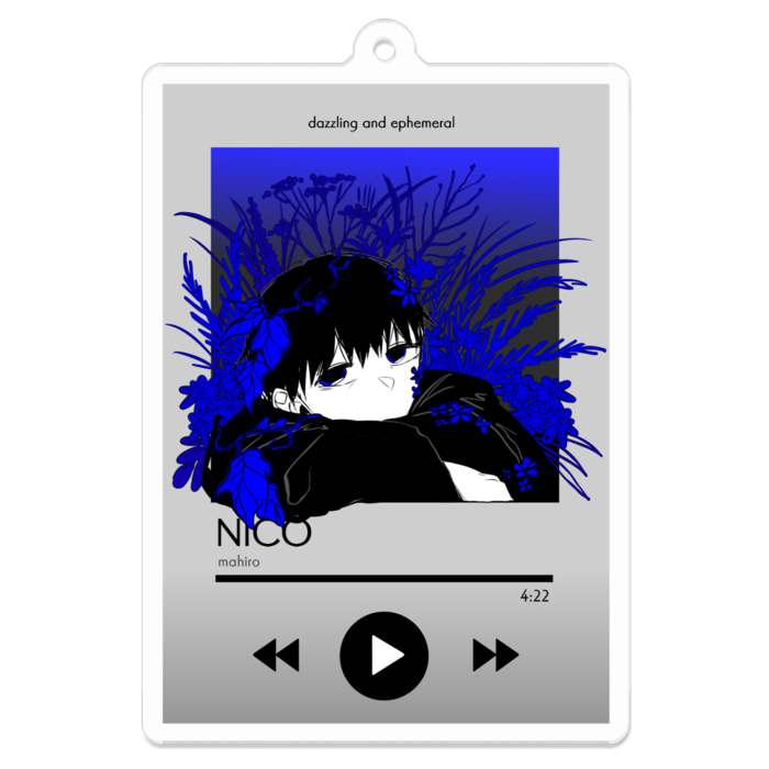 アクリルキーホルダー - 70 x 70 (mm)