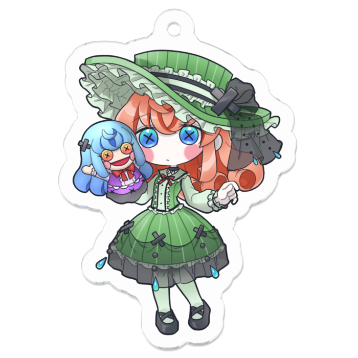 アクリルキーホルダー - 50 x 50 (mm)