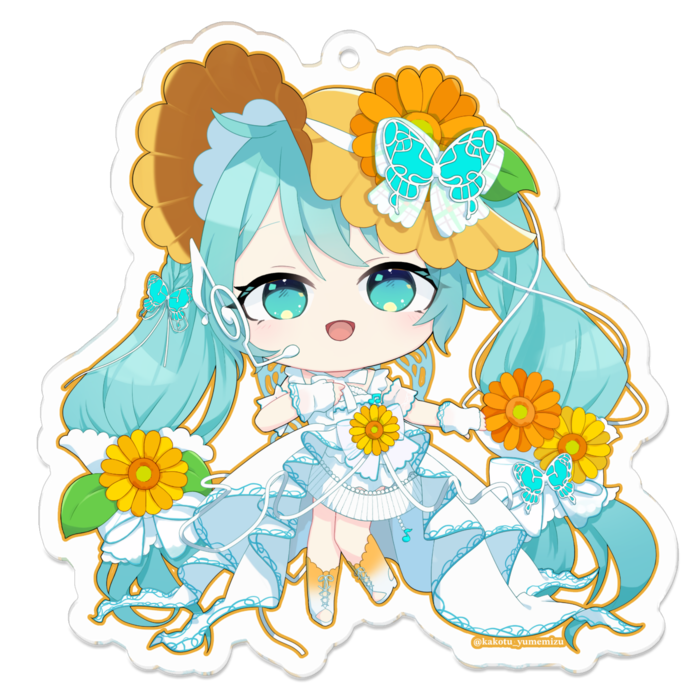 アクリルキーホルダー - 70 x 70 (mm)