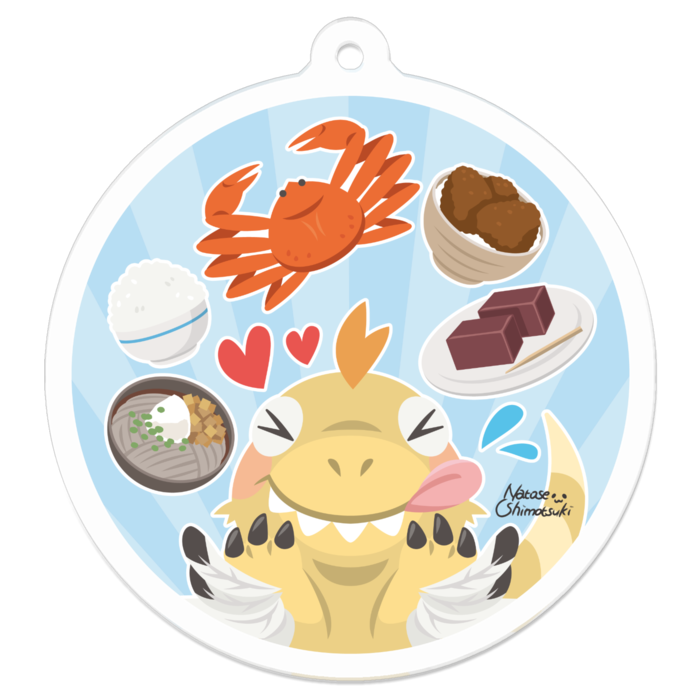 アクリルキーホルダー - 50 x 50 (mm)