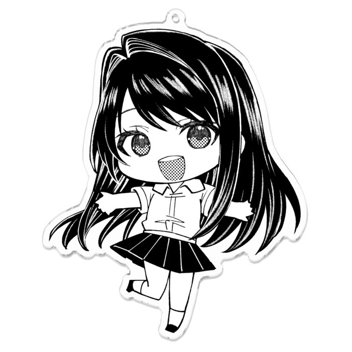 アクリルキーホルダー - 100 x 100 (mm)