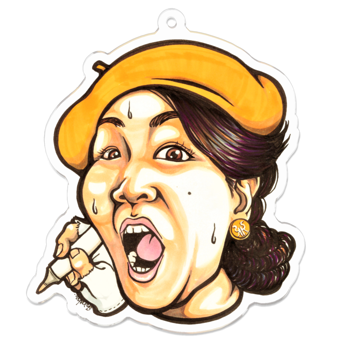 アクリルキーホルダー - 70 x 70 (mm)