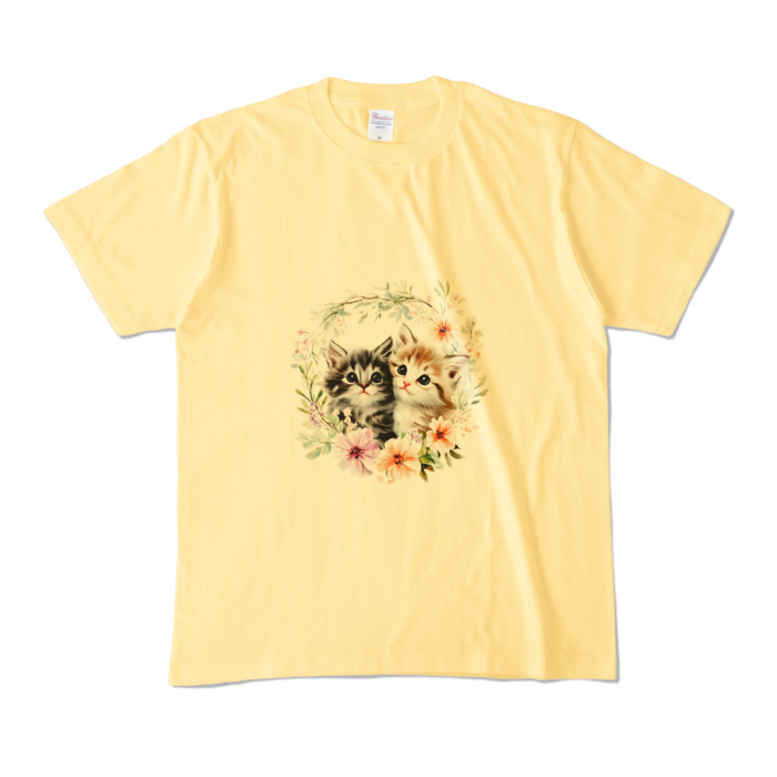 カラーTシャツ - M - ライトイエロー (淡色)