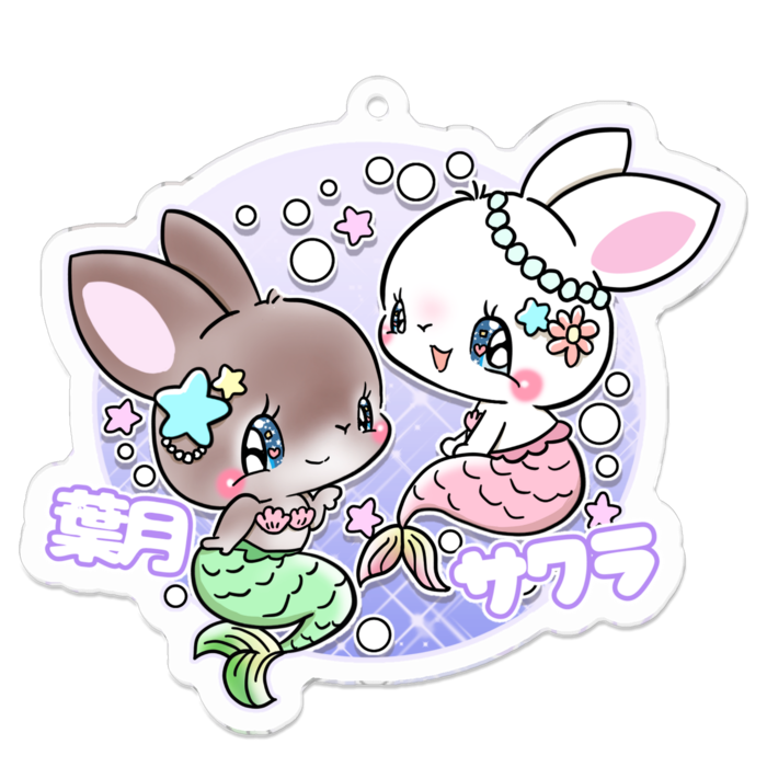 アクリルキーホルダー - 70 x 70 (mm)