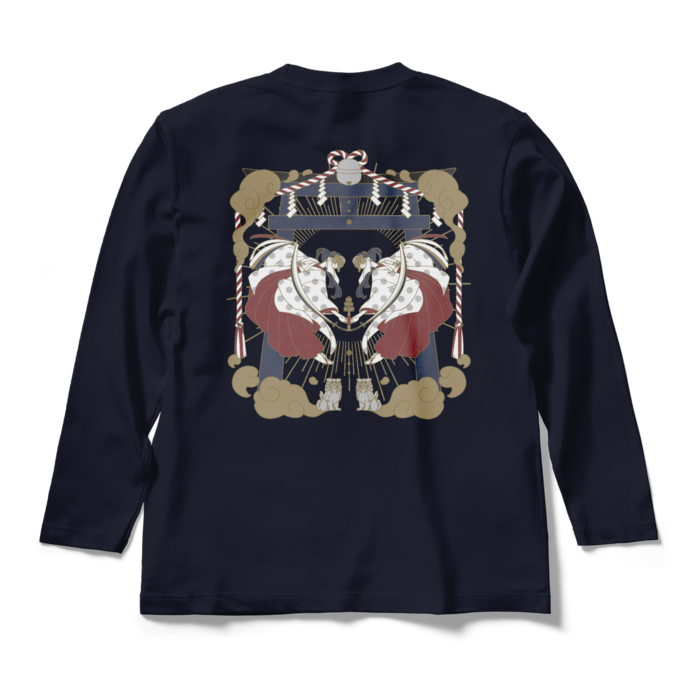 ロングスリーブTシャツ - M - ネイビー