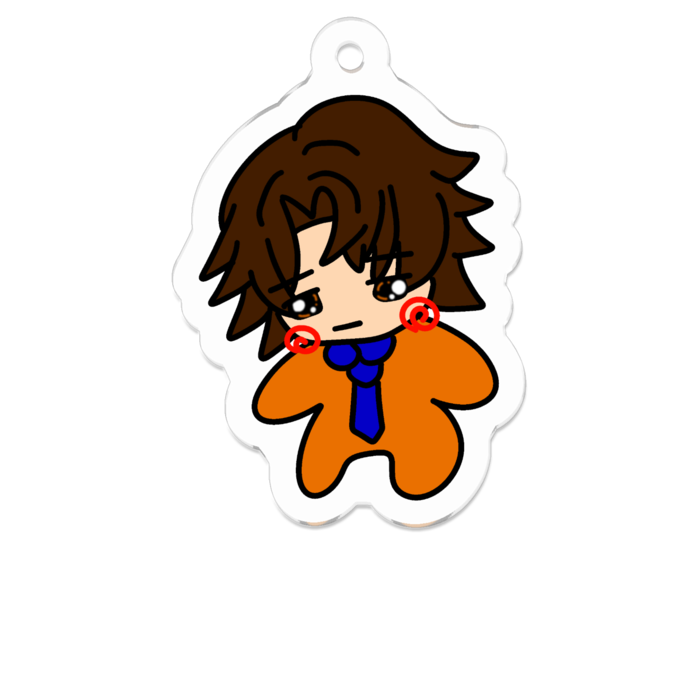 アクリルキーホルダー - 50 x 50 (mm)