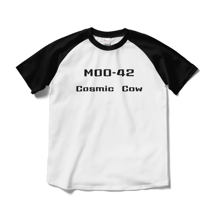ラグランTシャツ - M - ホワイト×ブラック(2)