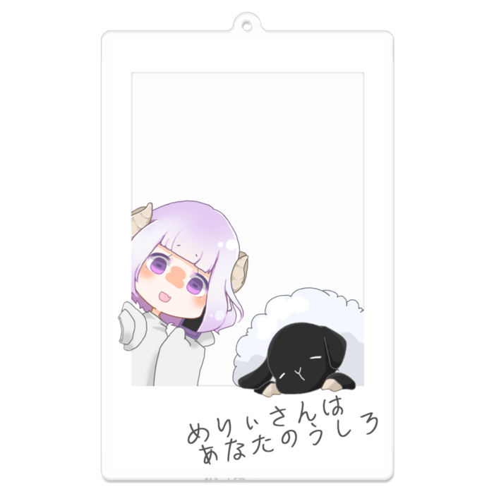 アクリルキーホルダー - 100 x 100 (mm)