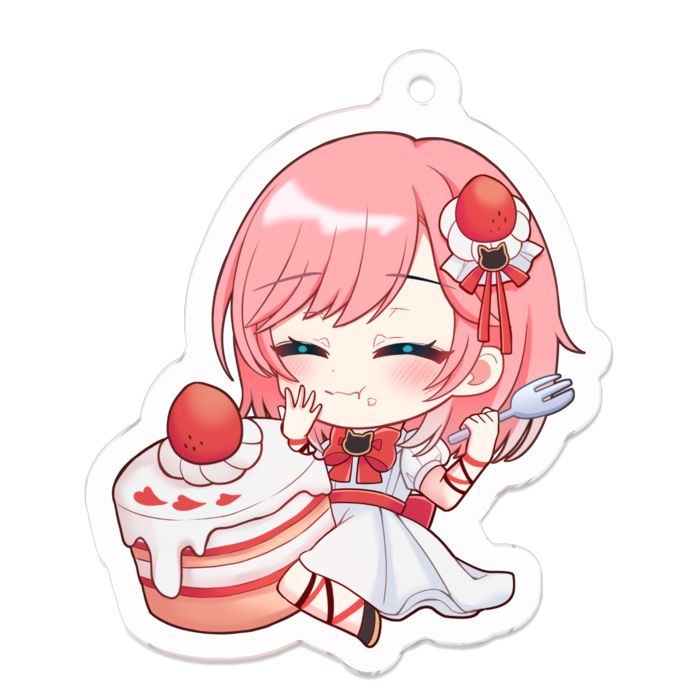 アクリルキーホルダー - 50 x 50 (mm)