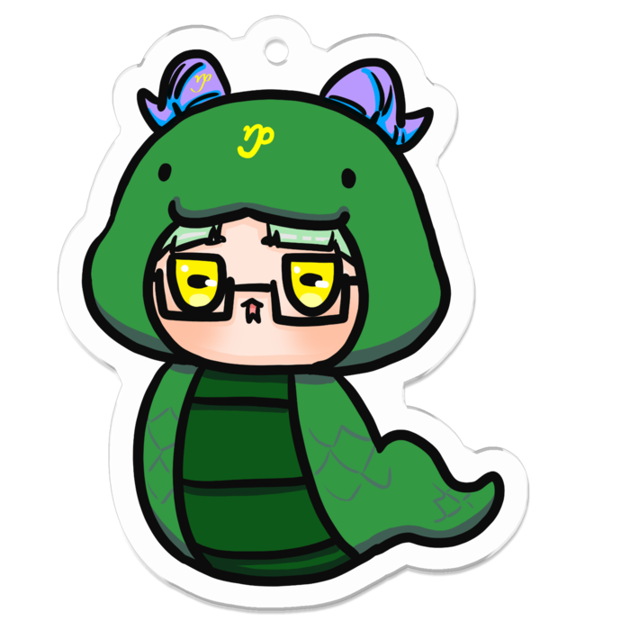 アクリルキーホルダー - 50 x 50 (mm)
