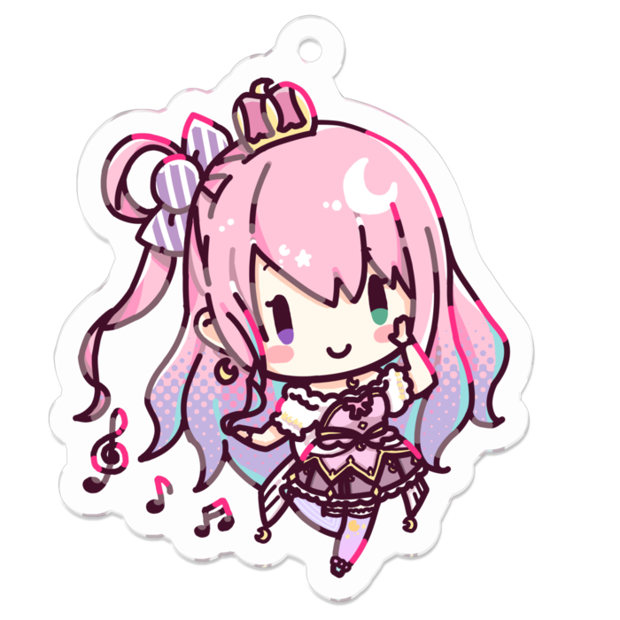 アクリルキーホルダー - 50 x 50 (mm)