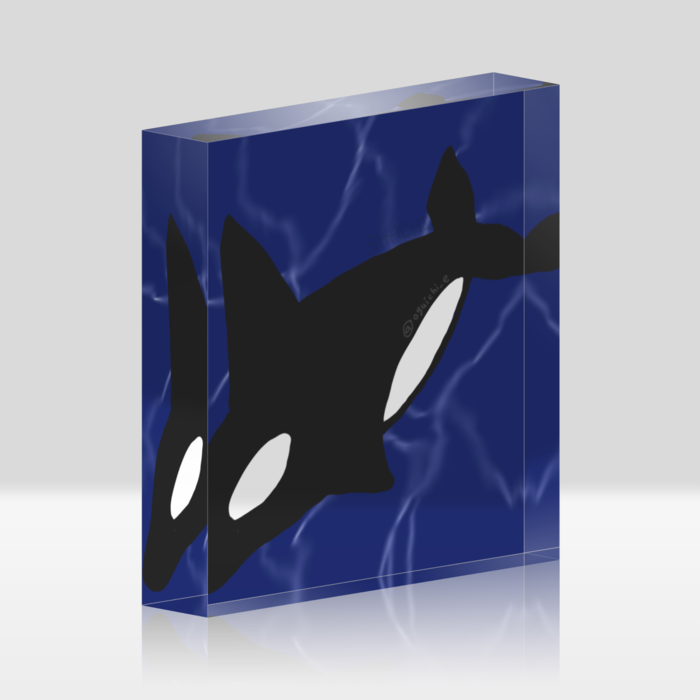 アクリルブロック - 100x100mm