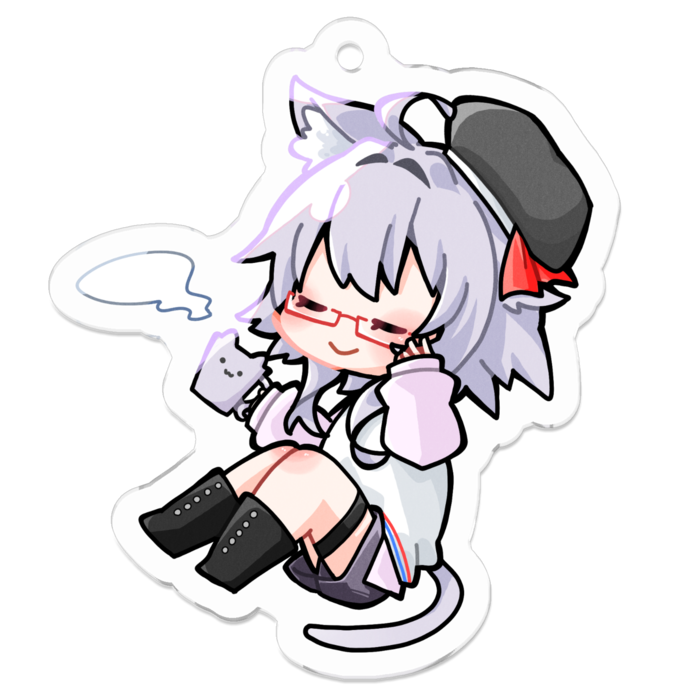 アクリルキーホルダー - 50 x 50 (mm)