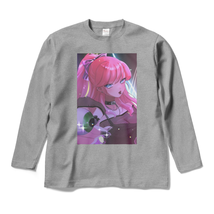 ロングスリーブTシャツ - M - 杢グレー