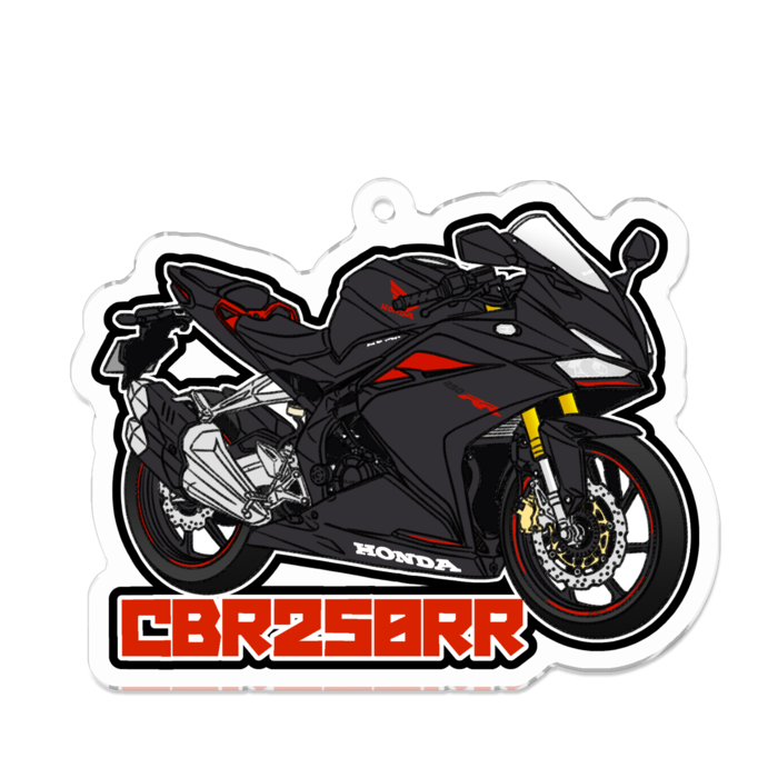 アクリルキーホルダー CBR250RR(MC51) - 88サイクルズ【バイク アクリルキーホルダー CBR250RR(MC51) - 88サイクルズ【バイク
