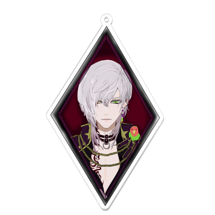 アクリルキーホルダー（コーティング） - 100 x 100 (mm)